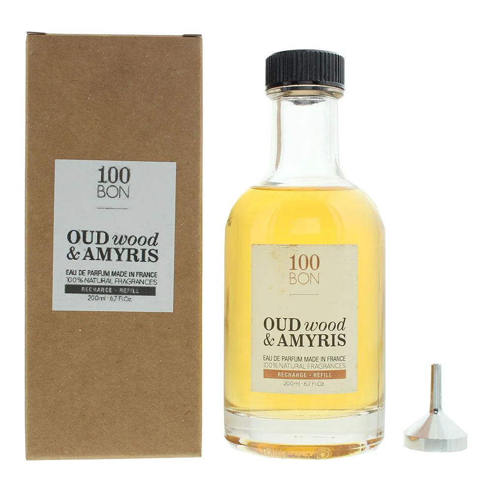 100 Bon Oud Wood Amyris Refill Eau de Parfum 200ml Unisex Spray