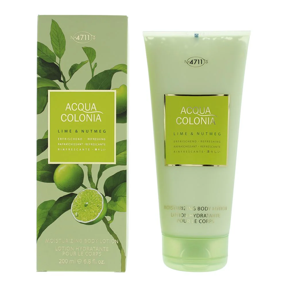 4711 Acqua Colonia Lime Nutmeg Body Lotion 200ml For Women