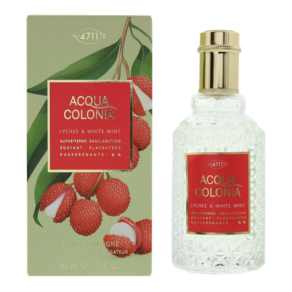 4711 Acqua Colonia Lychee White Mint Eau de Cologne 50ml For Unisex