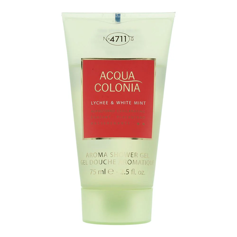 4711 Acqua Colonia Lychee White Mint Shower Gel 75ml For Unisex