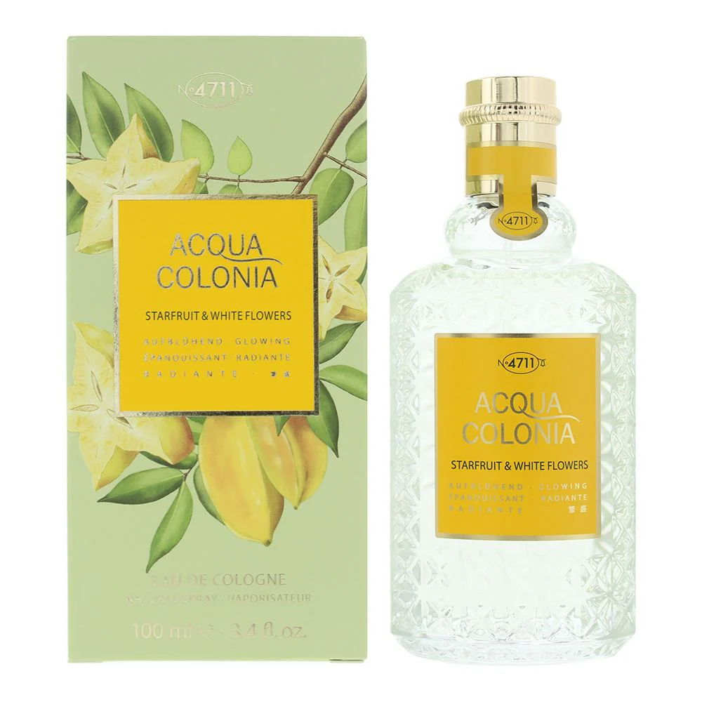 4711 Acqua Colonia Starfrit  White Flowers Eau de Cologne 100ml For Unisex