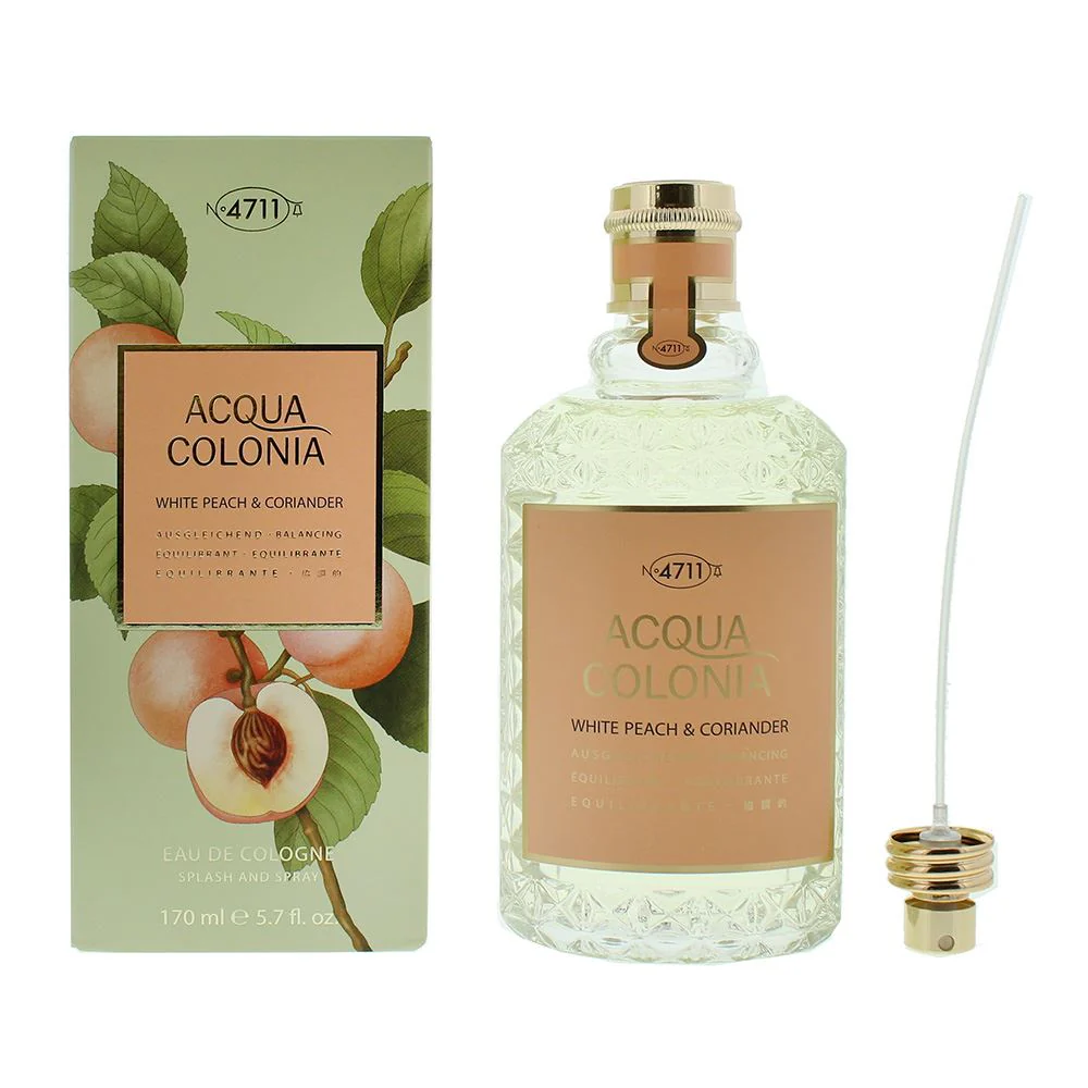 4711 Acqua Colonia White Peach Coriander Eau de Cologne 170ml For Unisex