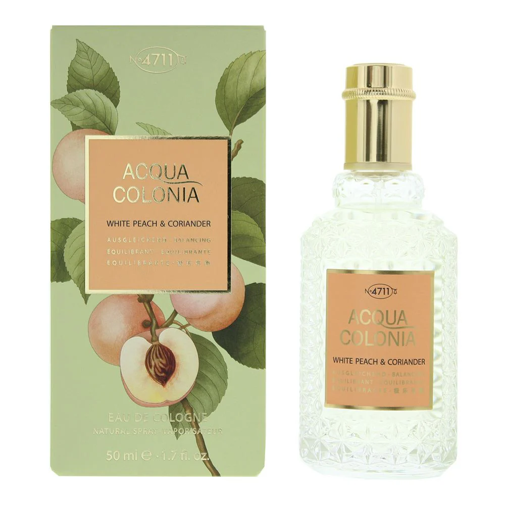 4711 Acqua Colonia White Peach Coriander Eau de Cologne 50ml For Unisex