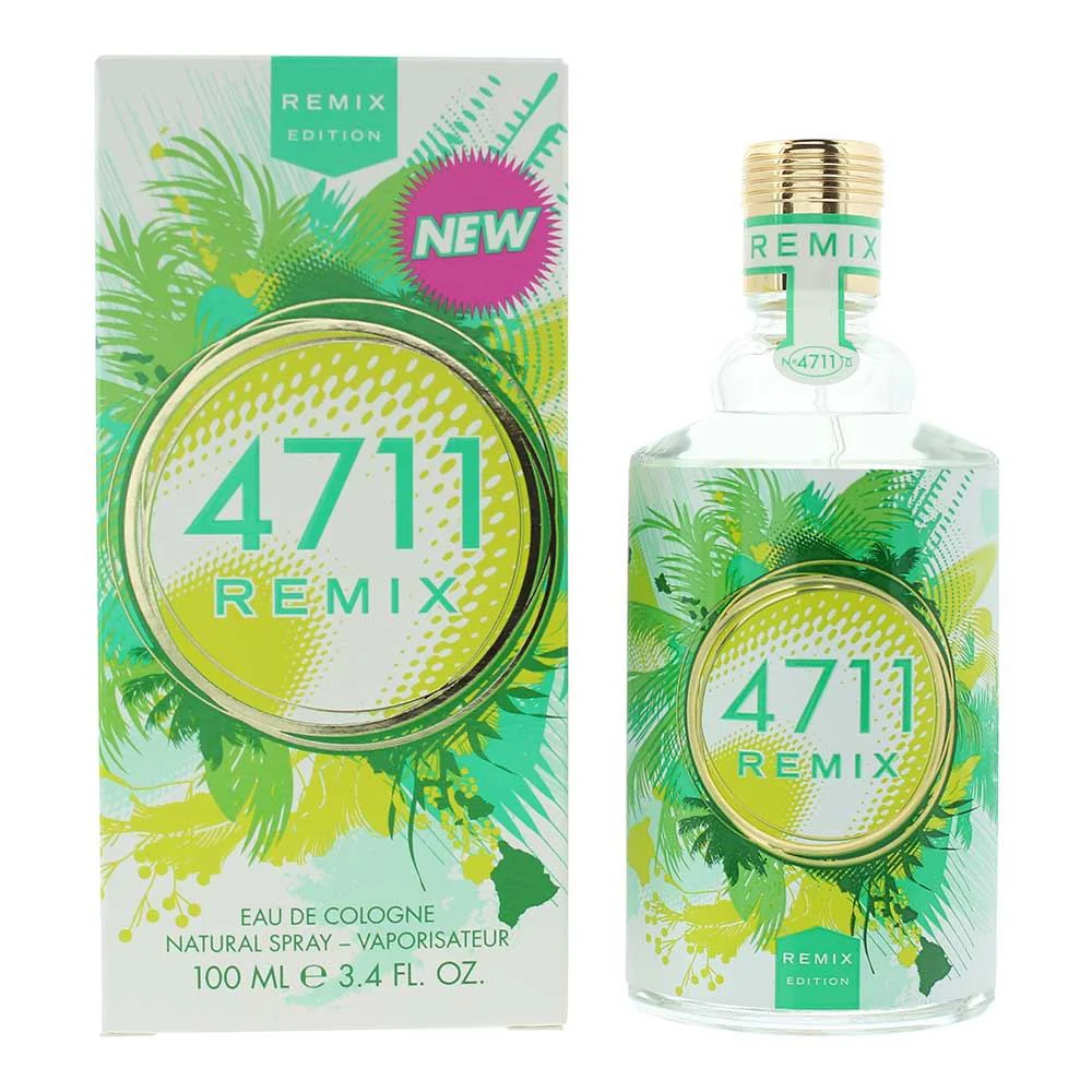 4711 Remix Green Oasis Eau de Cologne 100ml Spray For Her Him Brand NEW