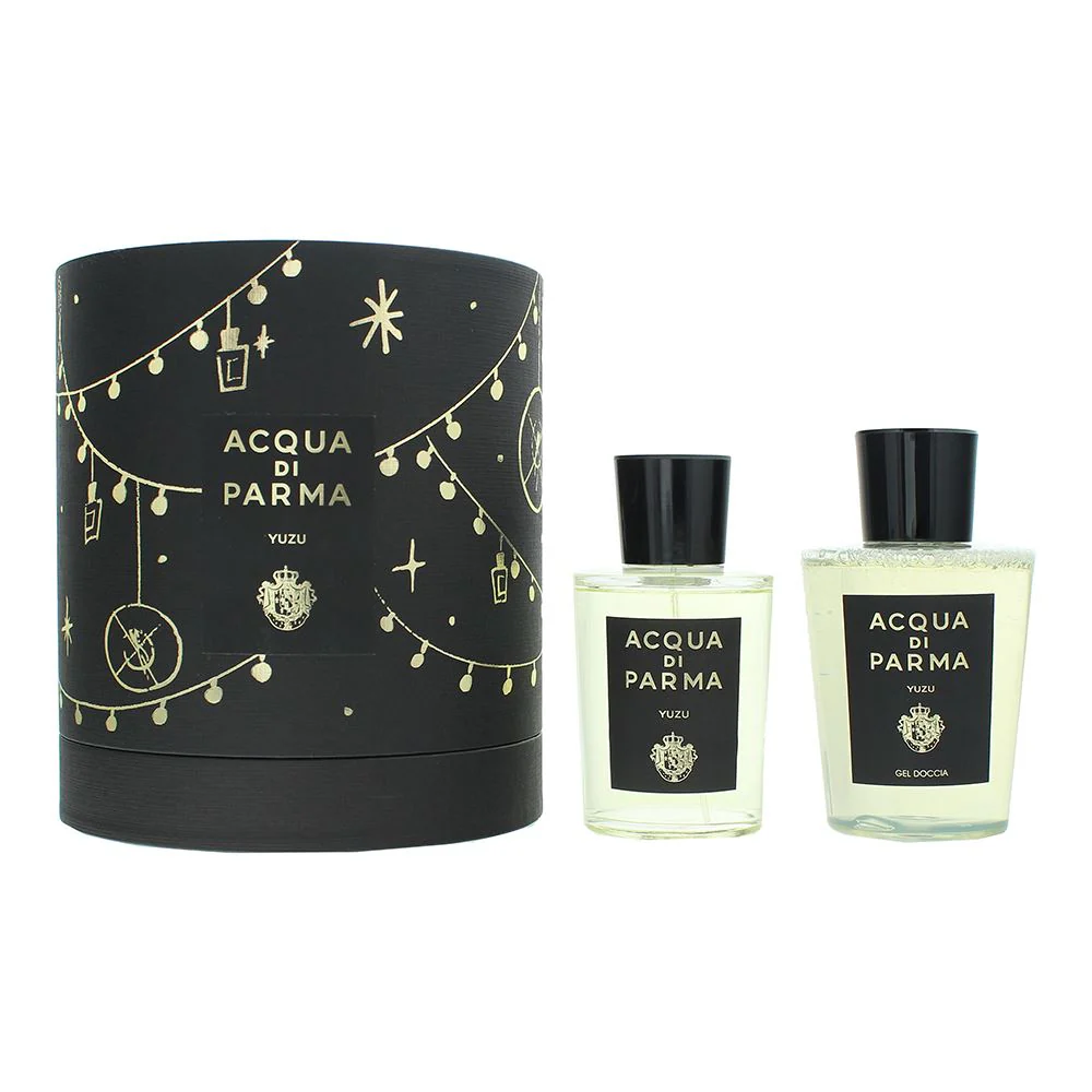 Acqua Di Parma Yuzu Gift Set: Eau De Parfum 100ml - Shower Gel 200ml For Unisex