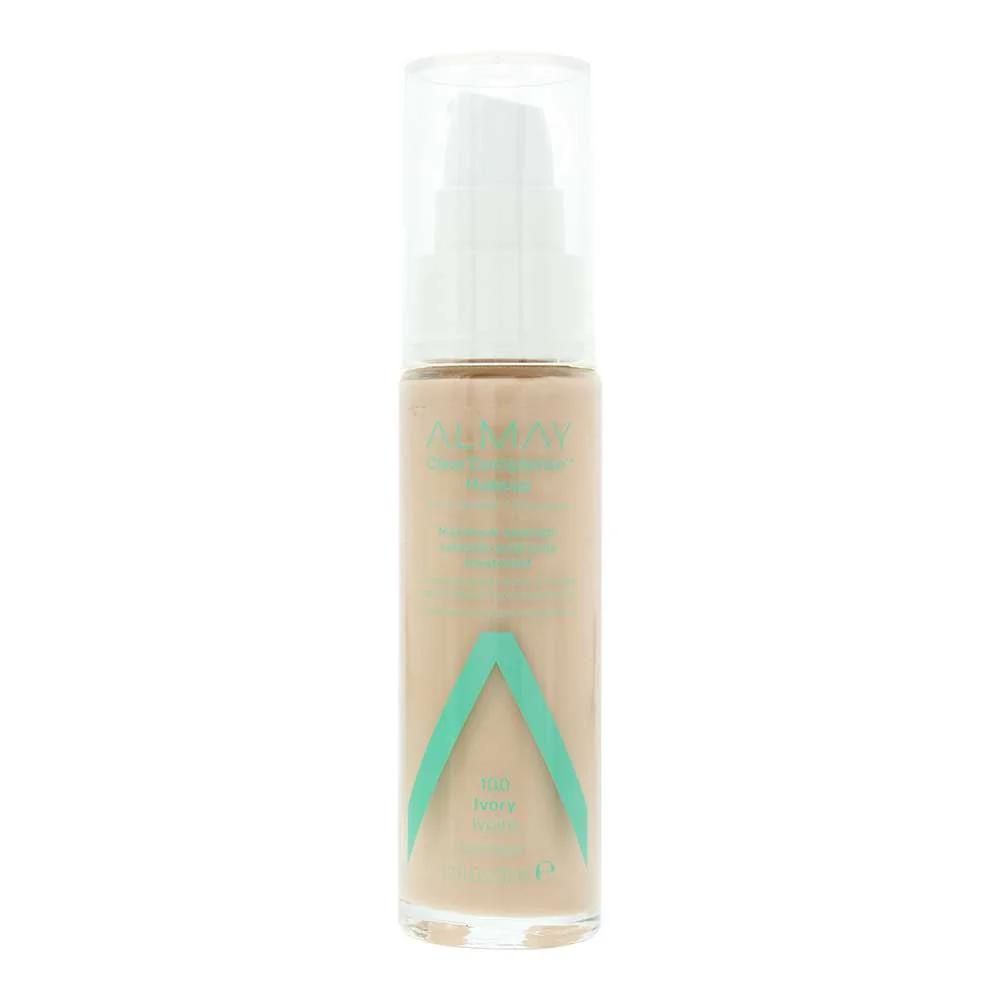 Almay Clear Complexion Makeup 100 Ivory Treatment 30ml For Women