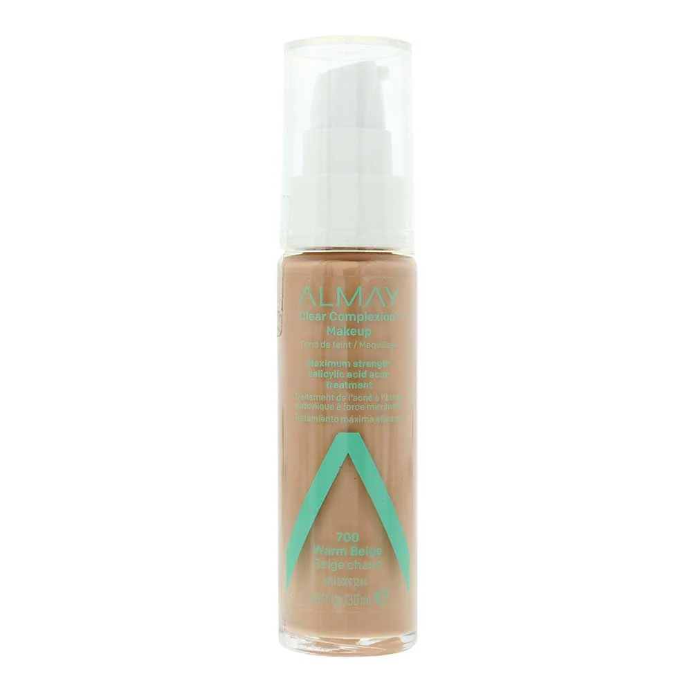 Almay Clear Complexion Makeup 700 Warm Beige Treatment 30ml For Women