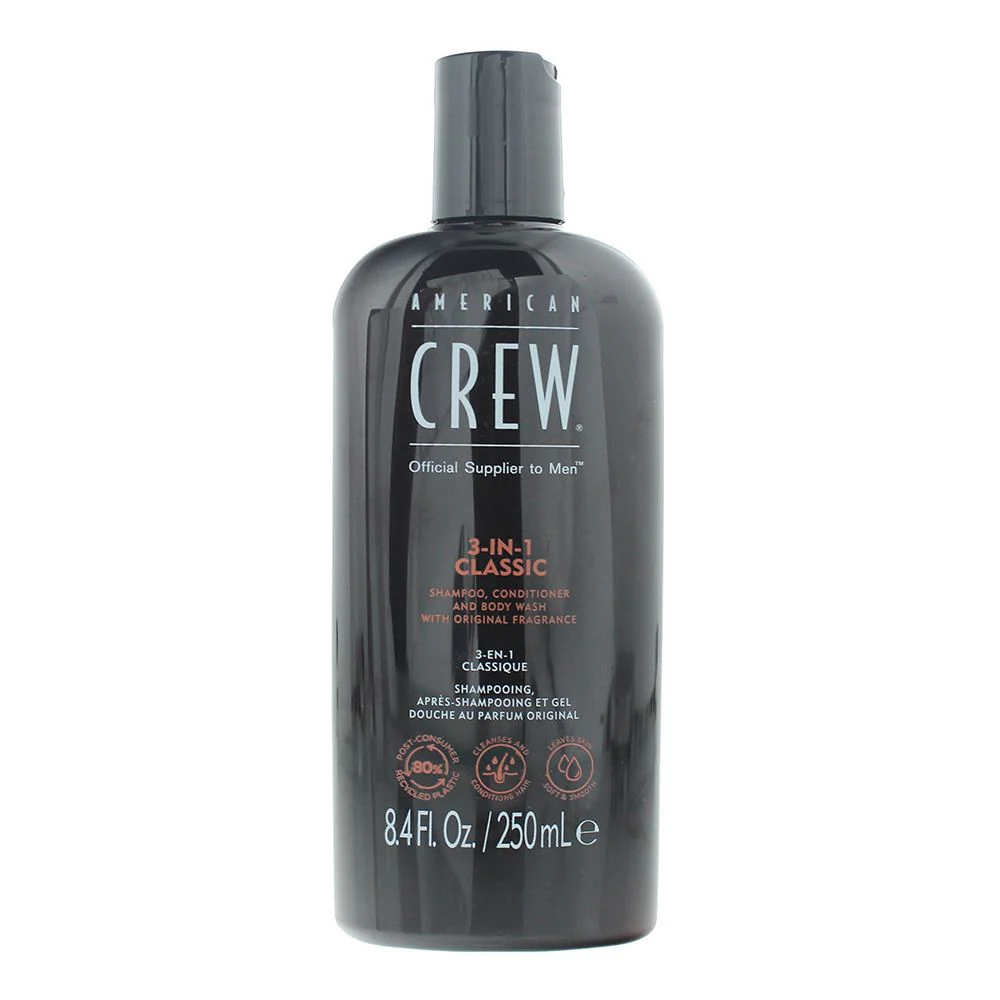 American Crew 3-In-1 Classic Shampoo 250ml For Men
