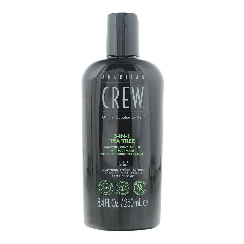 American Crew 3-In-1 Tea Tree Shampoo 250ml For Men