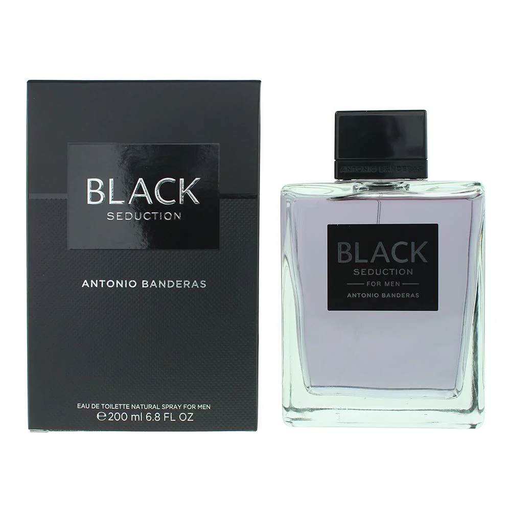 Antonio Banderas Black Seduction Eau De Toilette 200ml Men Spray
