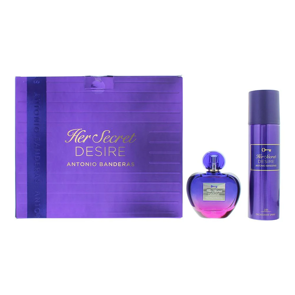 Antonio Banderas Her Secret Desire 2 Pcs Gift Set For Women Spray
