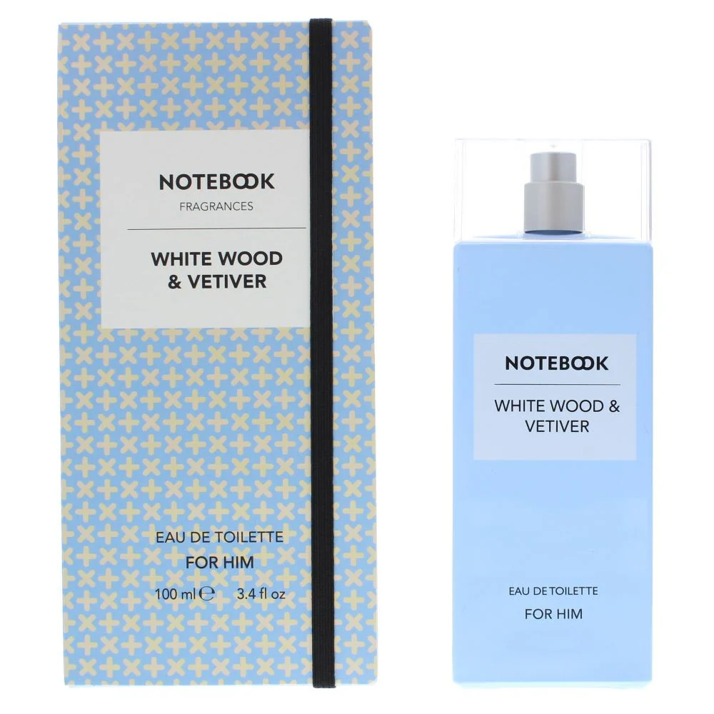 Aquolina NoteBook Whitewood & Vetiver Eau de Toilette 100ml Men Spray