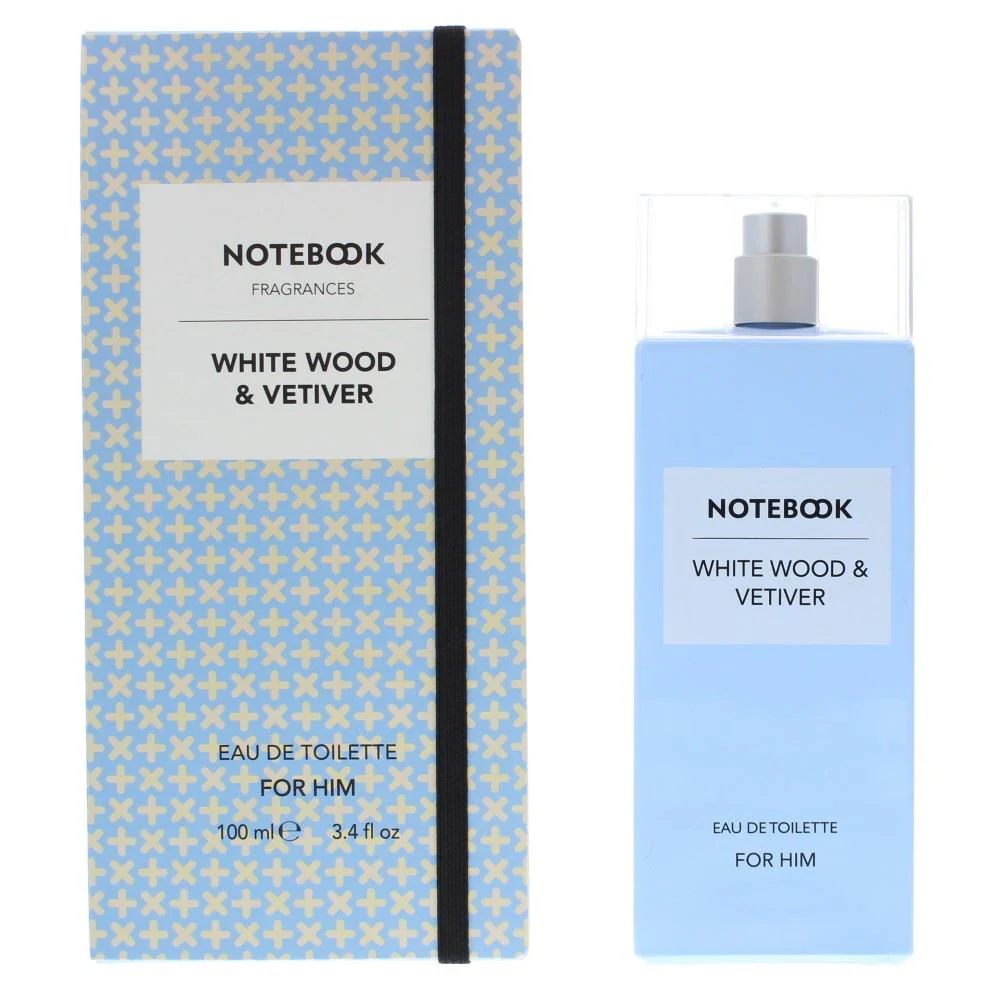 Aquolina NoteBook Whitewood & Vetiver Eau de Toilette 100ml Men Spray - Image 2