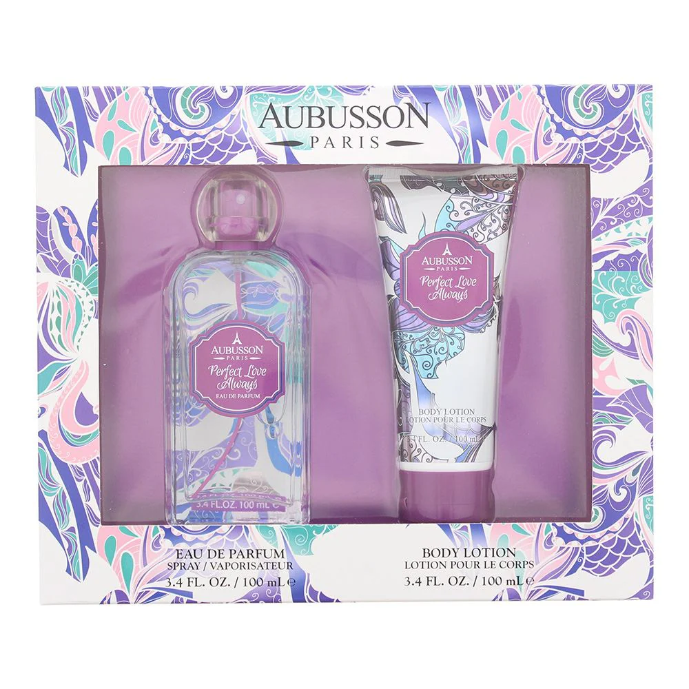 Aubusson Paris Perfect Love Always 2 Piece Gift Set EDP 100ml Body Lotion 100ml