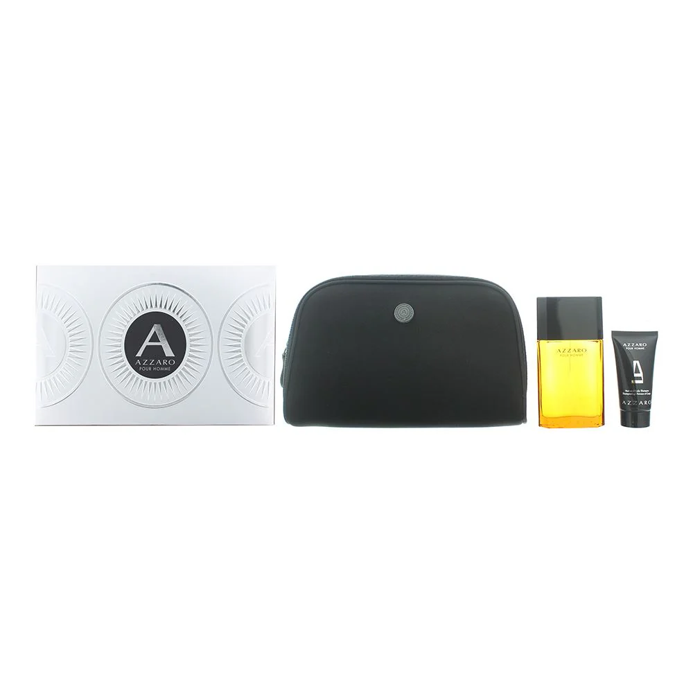 Azzaro Pour Homme 2 Piece Eau de Toilette 100ml - Shower Gel 50ml Men