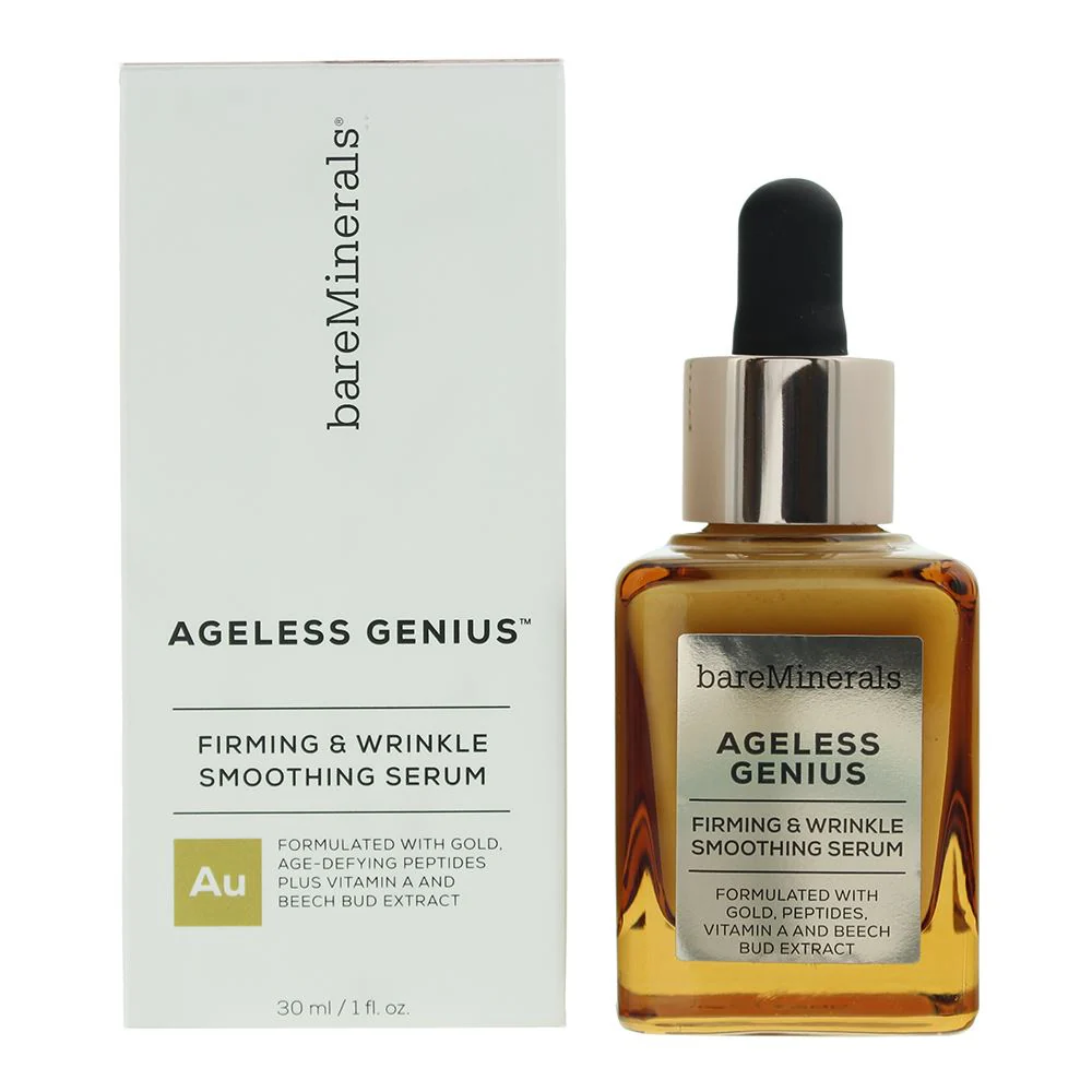 Bare Minerals Ageless Genius Firming and Wrinkle Smoothing Serum 30ml For Women