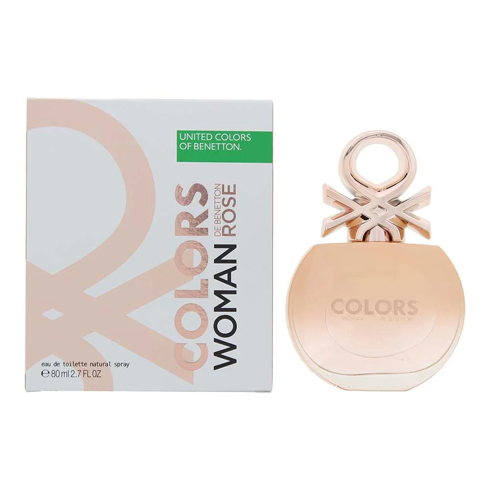 Benetton Colours De Benetton Woman Rose Eau De Toilette 80ml For Women