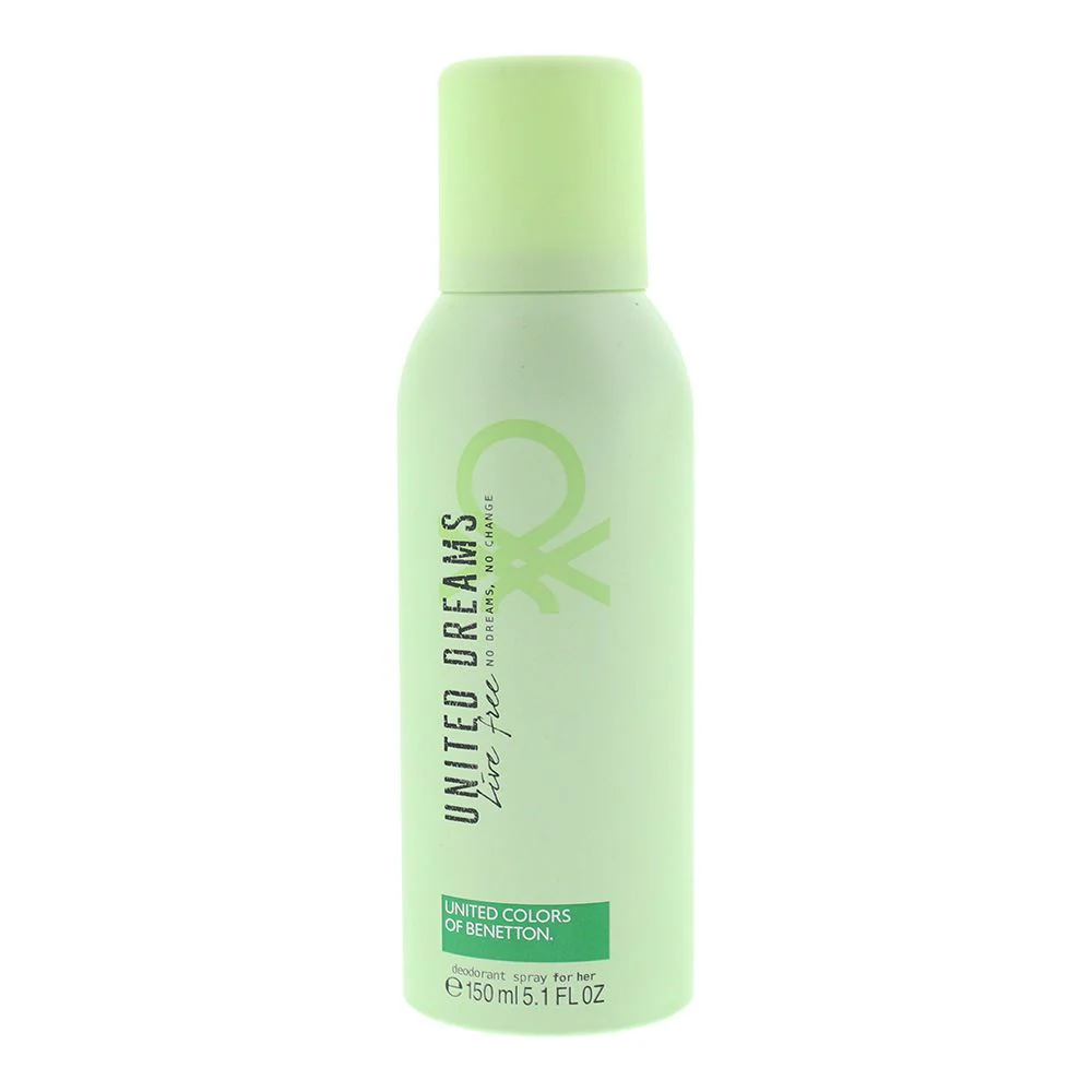 Benetton United Dreams, Live Free Deodorant Spray 150ml Women