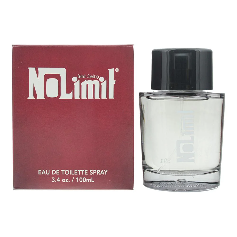 British Sterling No Limit Eau de Toilette 100ml Men Spray