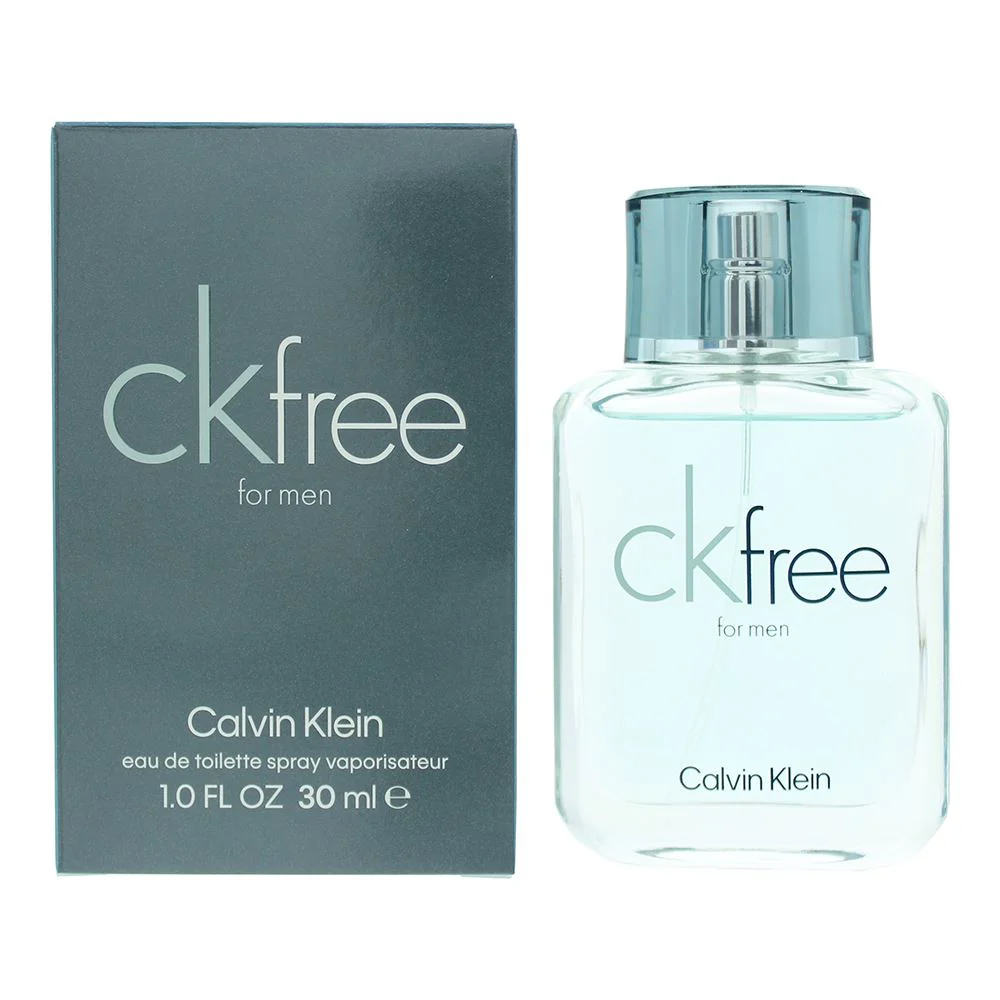 Calvin Klein Ck Free For Men Brand NEW EDT 30ml Spray For Men Him Brand NEW