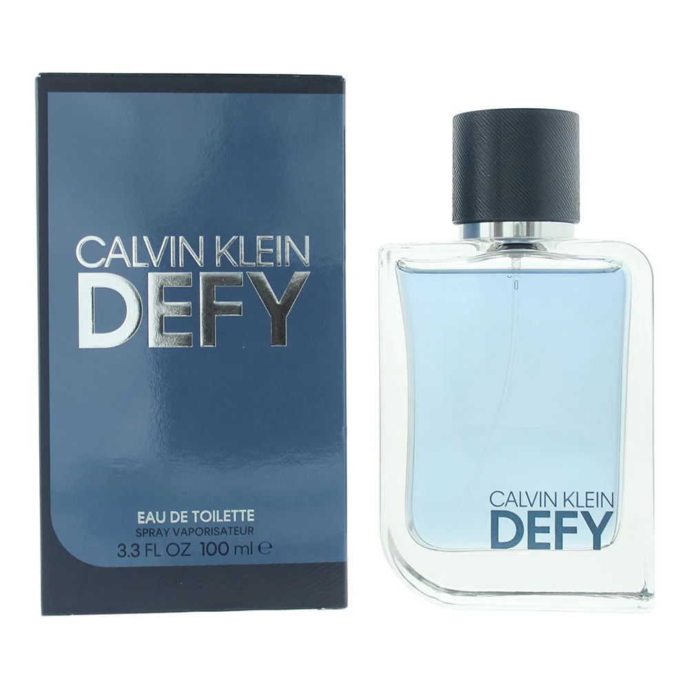 Calvin Klein Defy Eau De Toilette 100Ml for Men