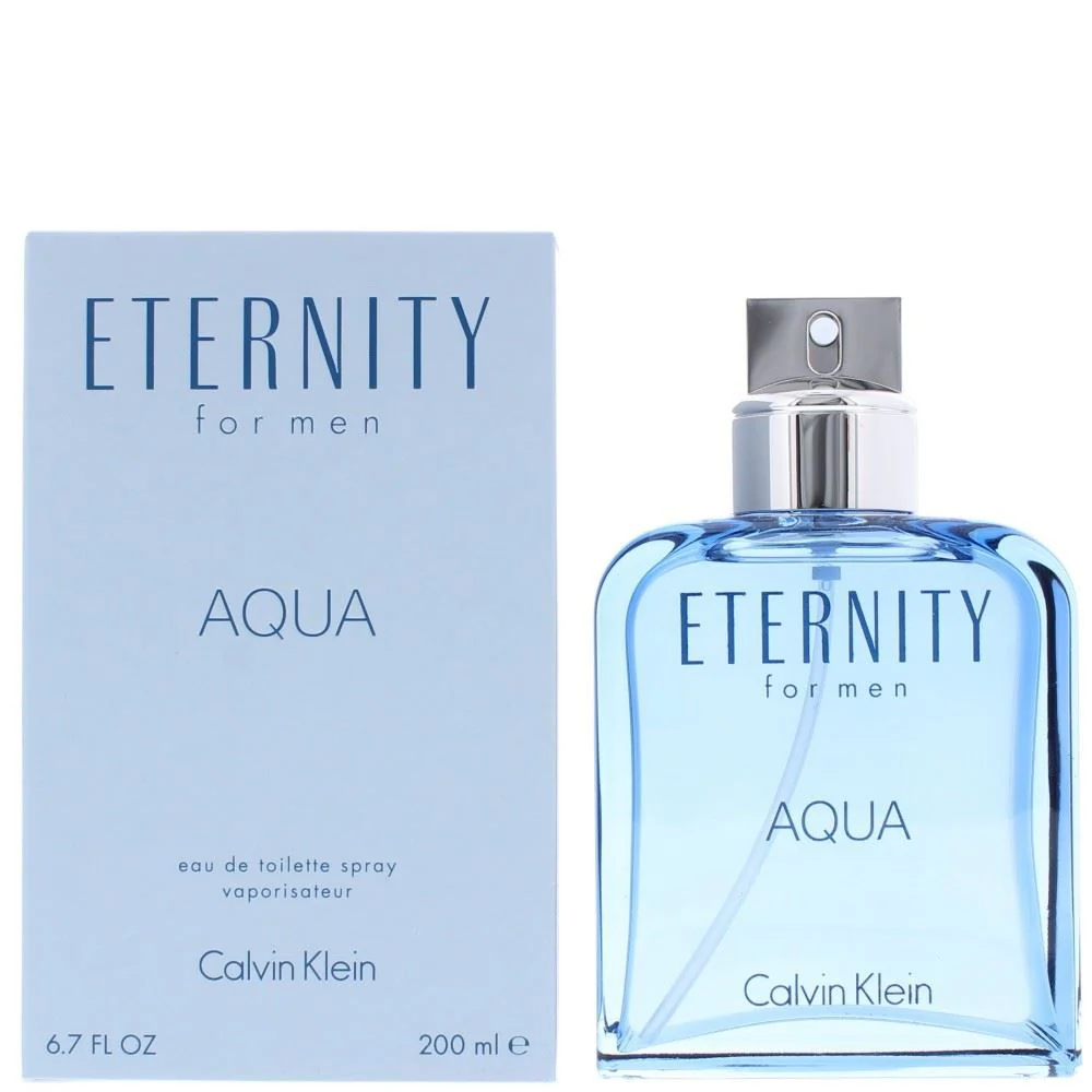 Calvin Klein Eternity Aqua EDT 200ml Men Spray - Image 2