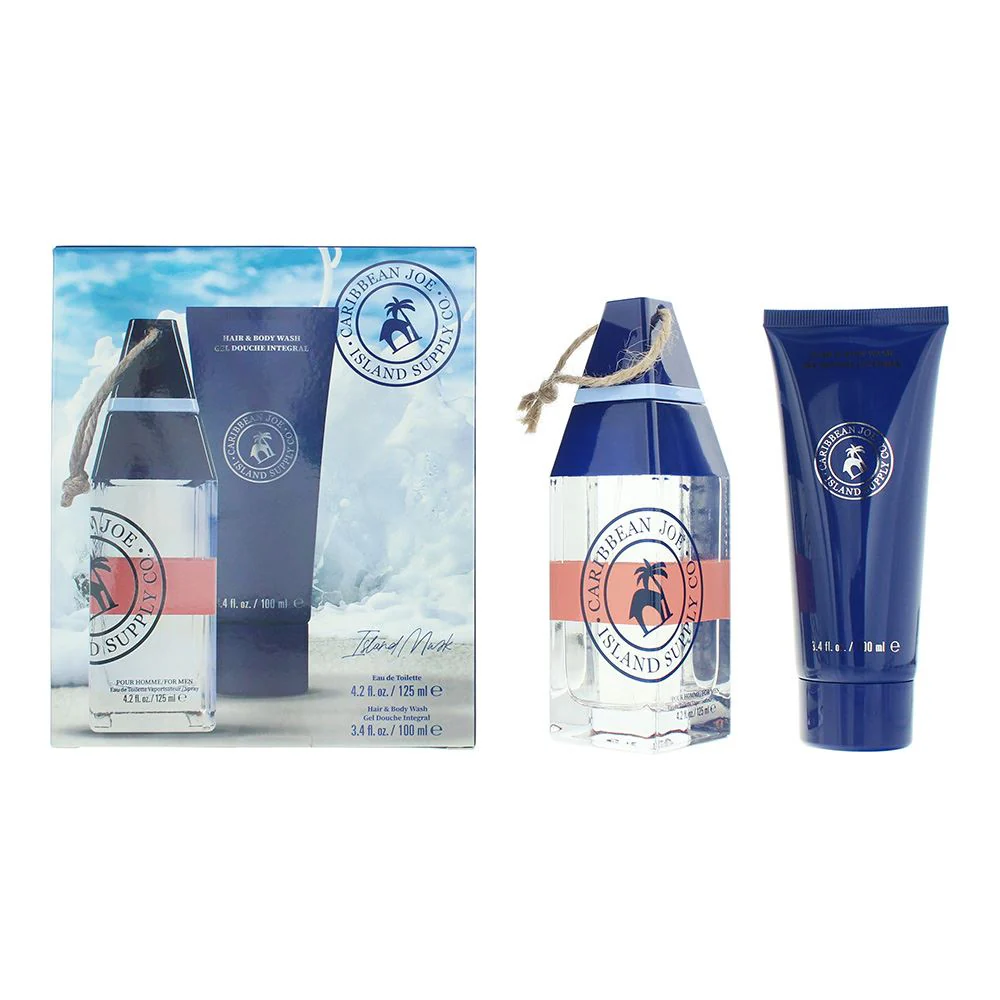 Caribbean Joe Island Supply Musk Photobox 2 Piece Gift Set For Men