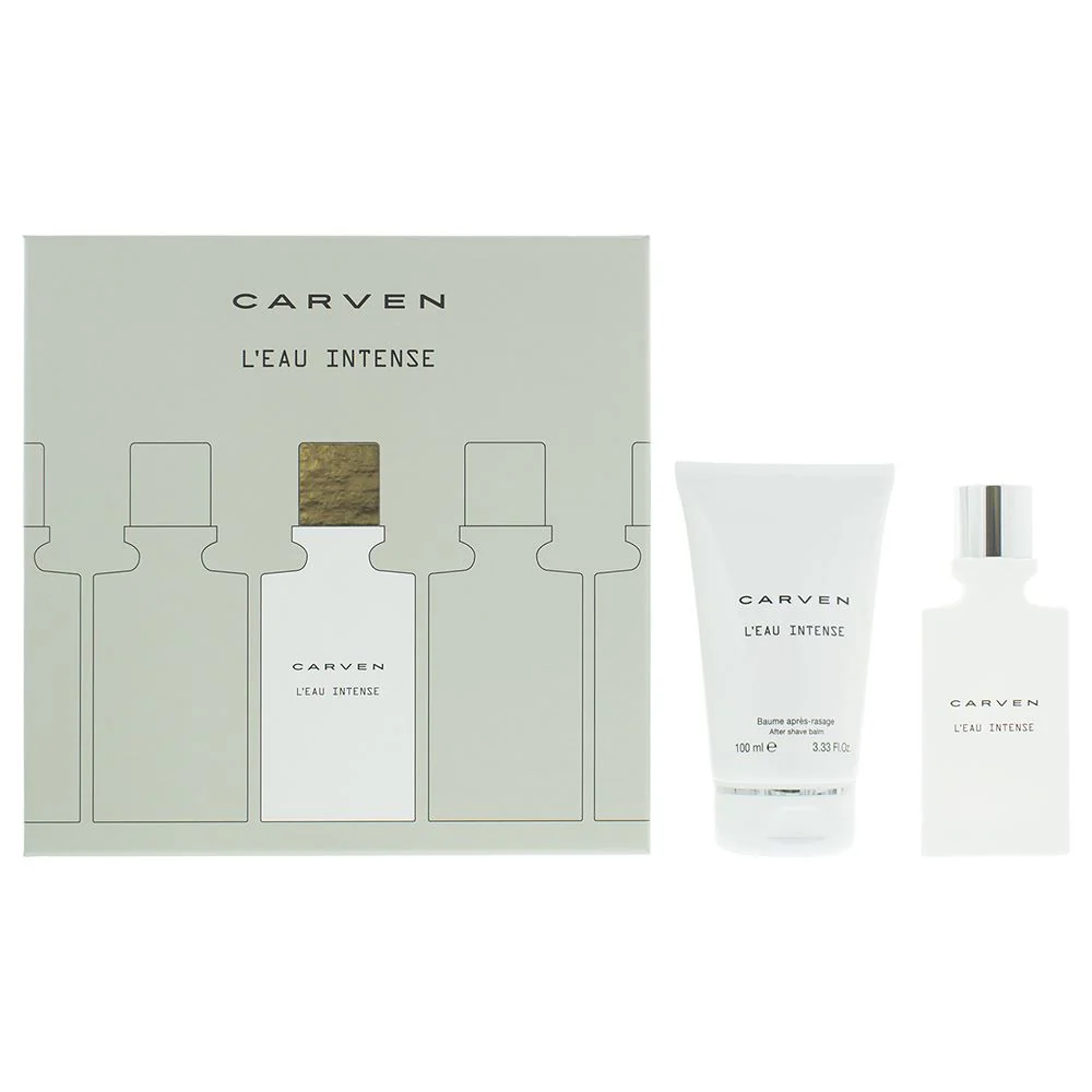 Carven L Eau Intense EDT 50ml - Aftershave Balm 100ml Men