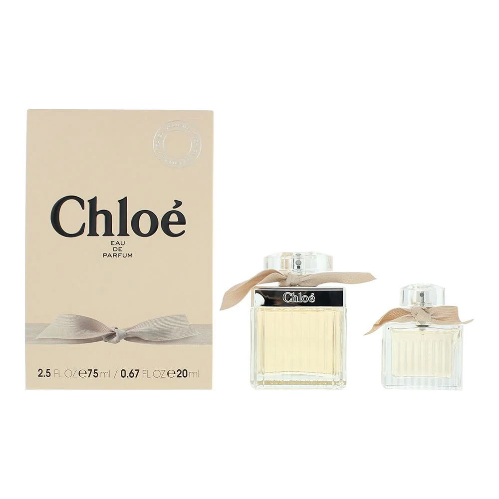 Chloé 2 Piece Gift Set: Eau De Parfum 75Ml - Eau De Parfum 20Ml for Women