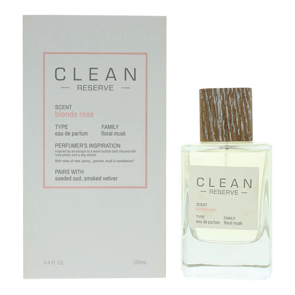 Clean Reserve Blonde Rose Eau de Parfum 100ml Perfume For Unisex