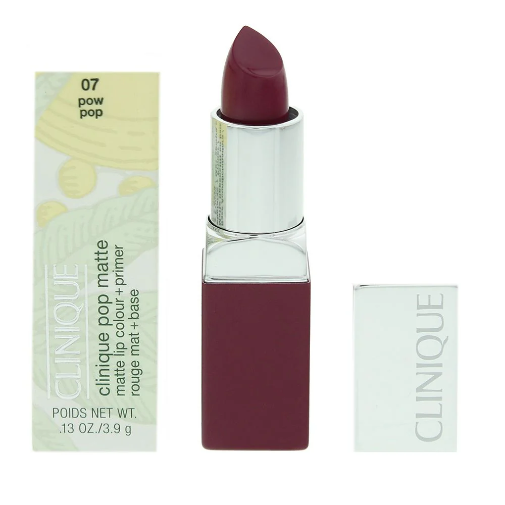 Clinique Pop Matte 07 Pow Pop Lip Colour  Primer 3.9g