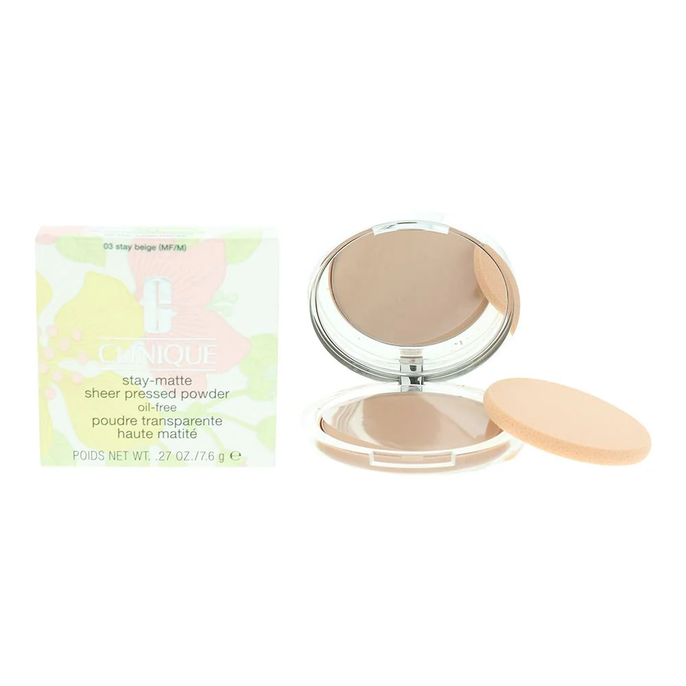 Clinique Stay Matte Pressed Powder 03 stay beige 7.6g Women