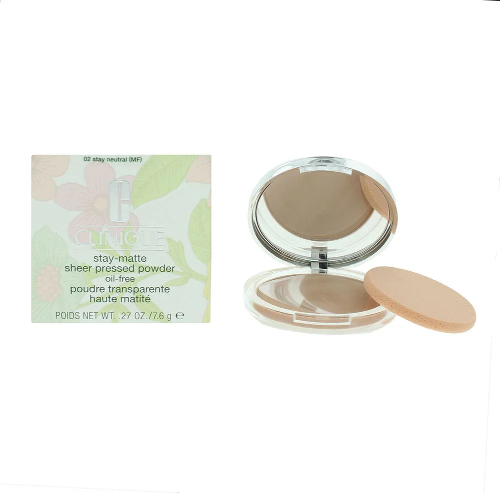 Clinique Stay Matte Sheer Oil Free 02 Stay Neutral Pressed Powder 7.6g Women