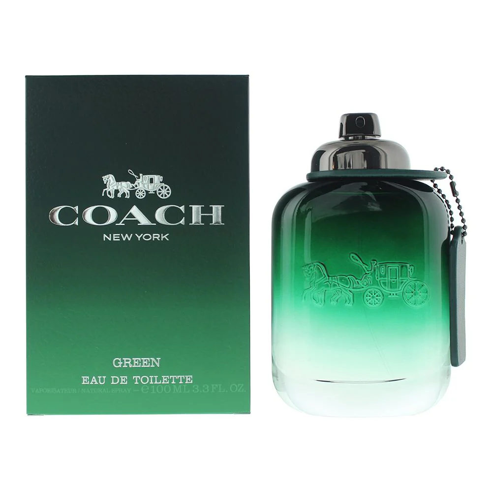 Coach Green Eau de Toilette 100ml Spray For Men Brand NEW Him Brand NEW