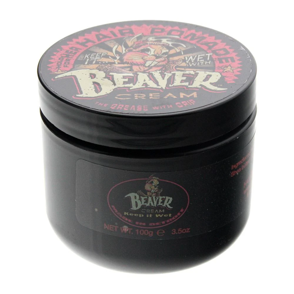 Cock Grease Beaver Cream Oil Based Hair Pomade 100g Unisex
