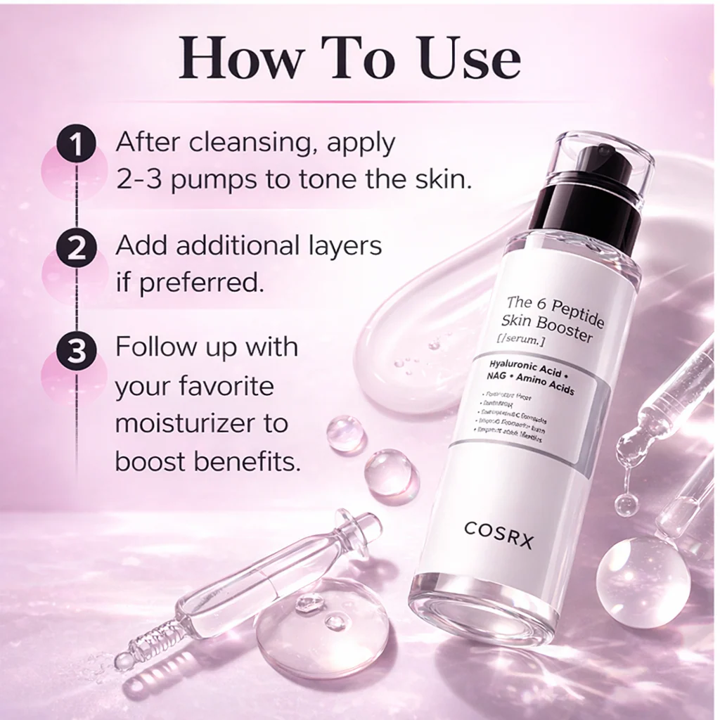 Cosrx The 6 Peptide Skin Booster Serum 150ml for Women - Image 4