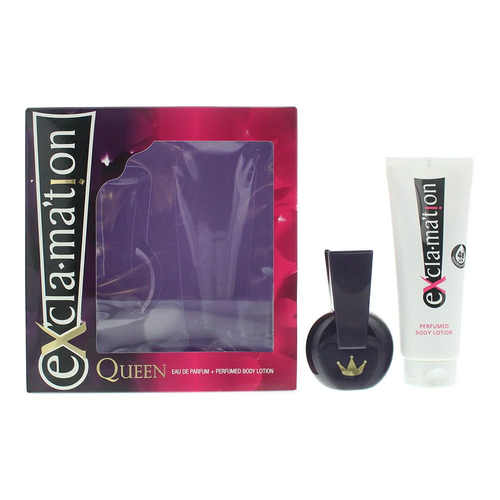 Coty Exclamation Queen 2 Piece Gift Set(Eau de Parfum 30ml - Body Lotion 115ml)