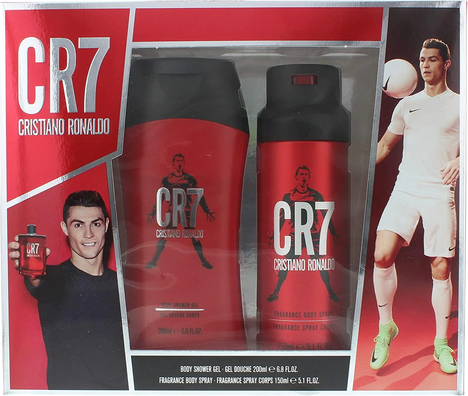 Cristiano Ronaldo Cr7 Shower Gel 200ml & Body Spray - Image 2