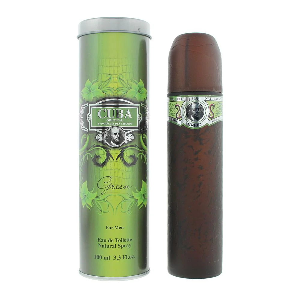 Cuba Green For Men Eau De Toilette 100ml For Men