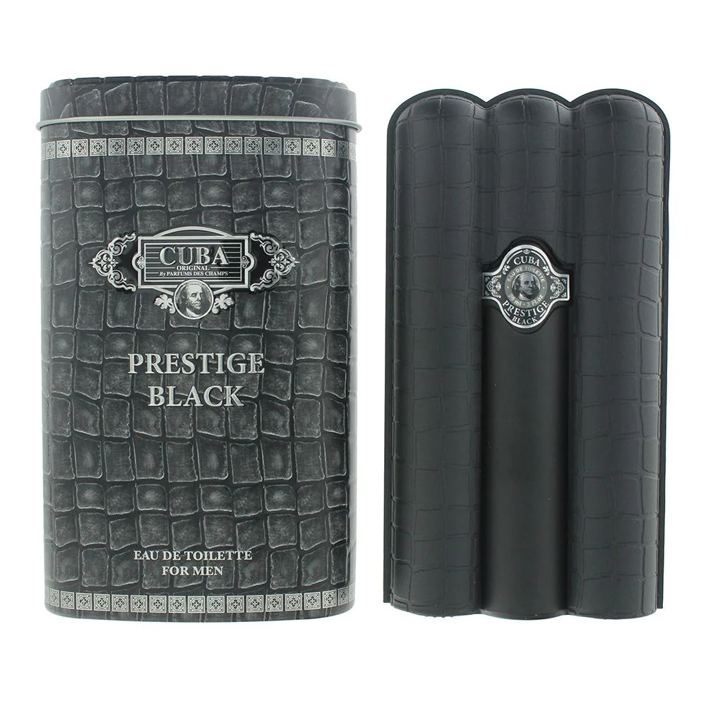 Cuba Prestige Black For Men Eau De Toilette 90ml For Men