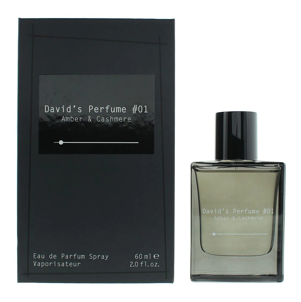 David Dobrik David's Perfume 01 AmberCashmere Eau De Parfum 60ml Men Spray
