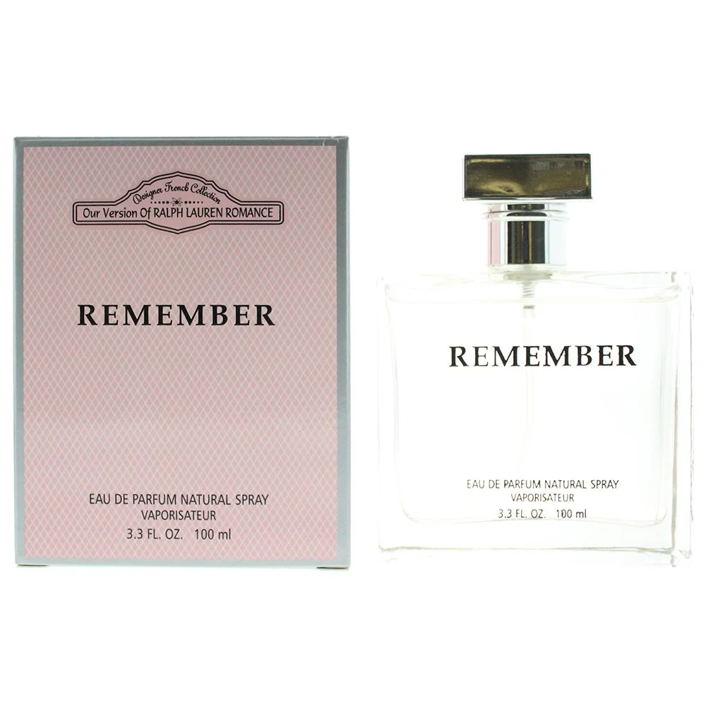 Designer French Collection Remember Eau de Parfum 100ml Women Spray