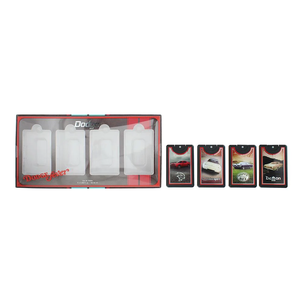 Dodge Legacy Dodge Fever 4 Piece Gift Set: Eau de Toilette 4 x 20ml For Men