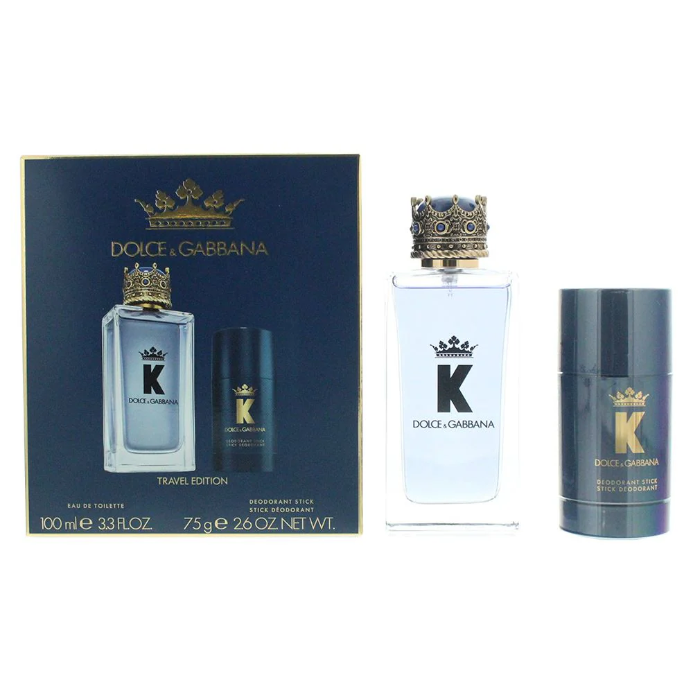 Dolce & Gabbana K Eau de Toilette 2 Piece Gift Set Men