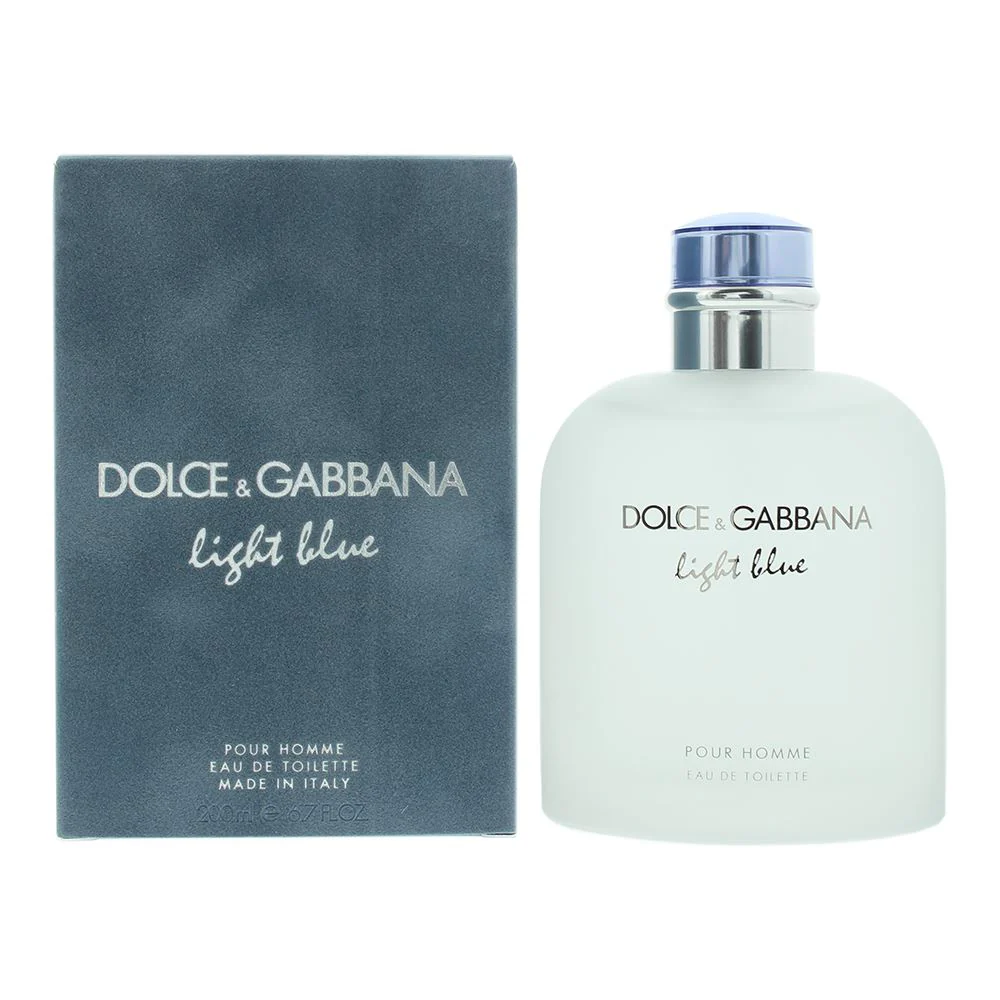 Dolce & Gabbana Light Blue Pour Homme Eau de Toilette 200ml Men Spray