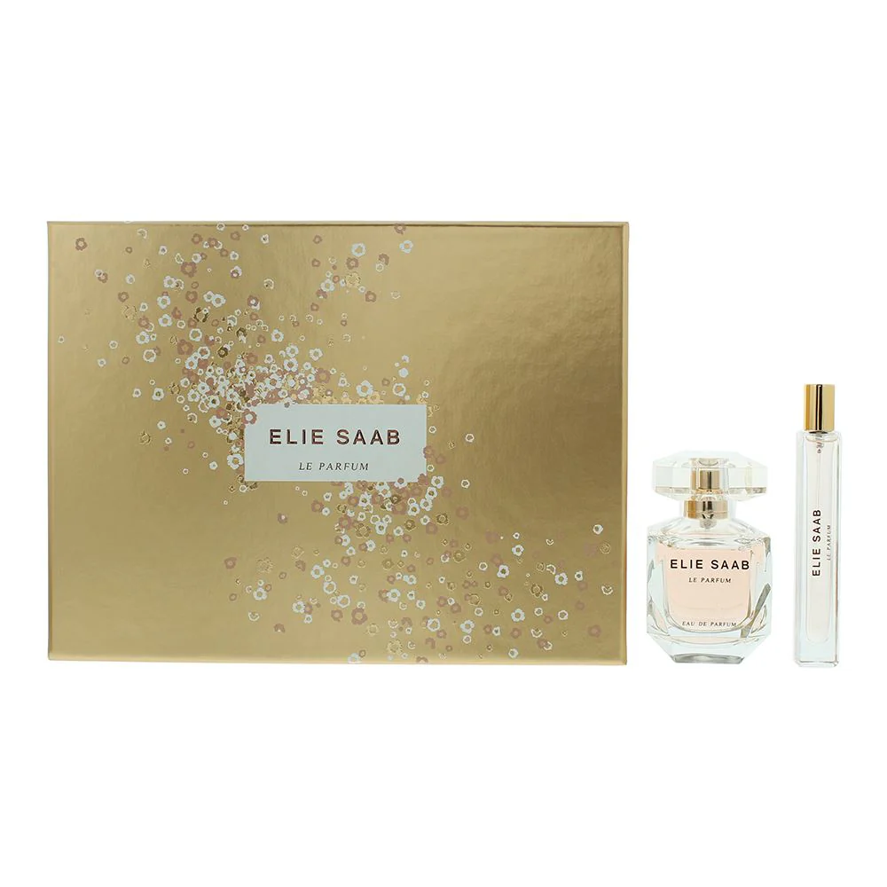 Elie Saab Le Parfum 2 Piece Gift Set: EDP 50ml - Eau de Parfum 10ml Women Spray