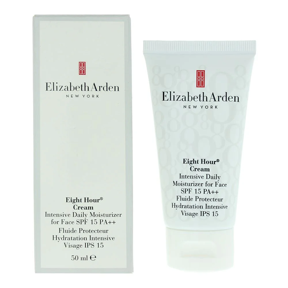 Elizabeth Arden Eight Hour Cream Intensive Daily Moisturiser SPF15 50mlFor Women