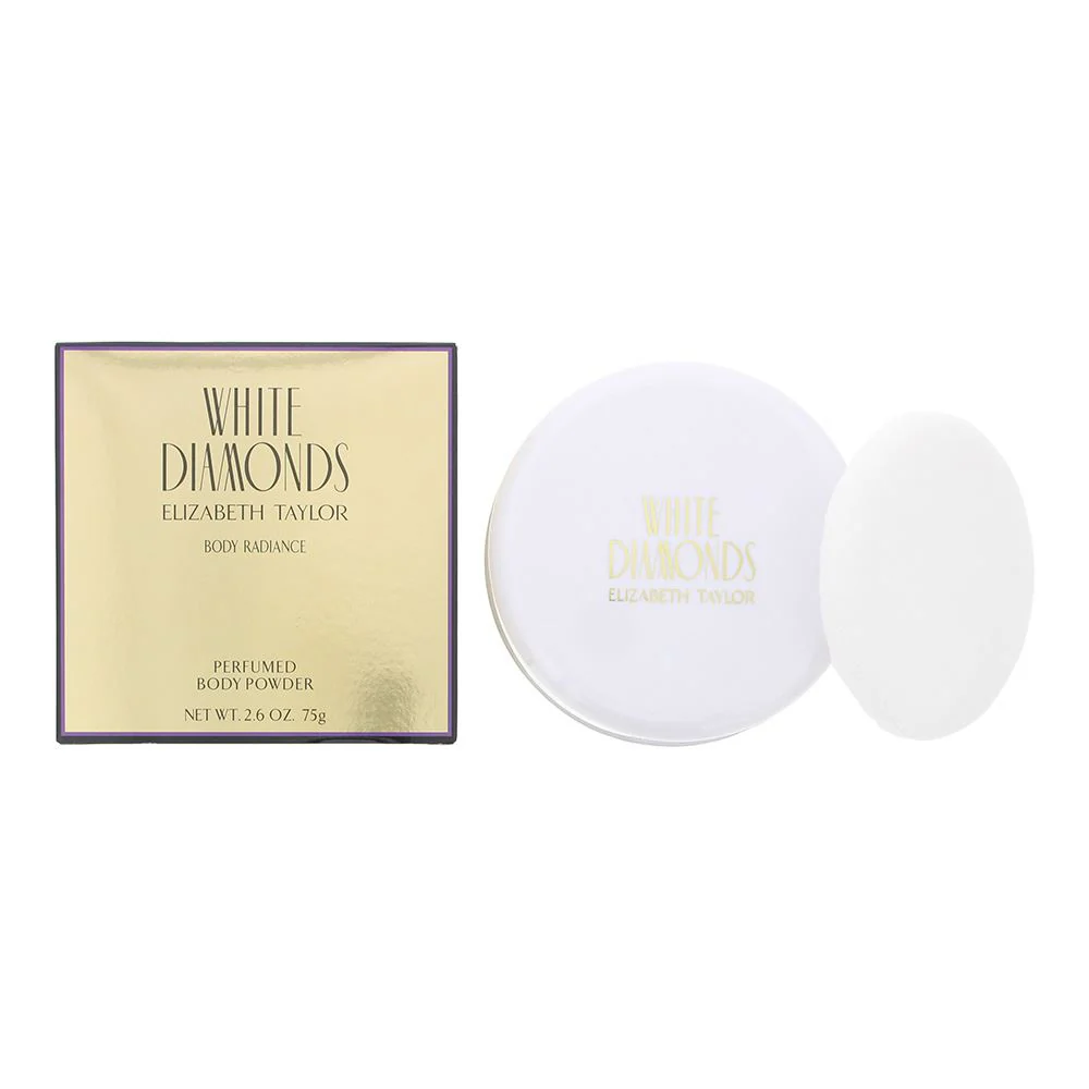 Elizabeth Taylor White Diamonds Body Radiance Dusting Body Powder 75g For Women
