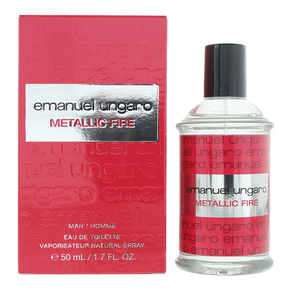 Emanuel Ungaro Metallic Fire Eau De Toilette 50ml For Men