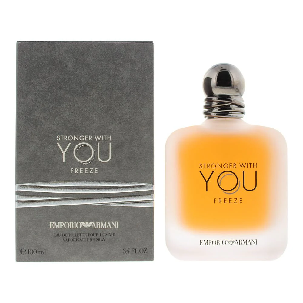 Emporio Armani Stronger With You Freeze Eau de Toilette 100ml Mens Spray